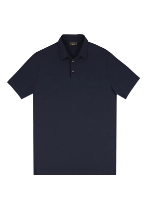 slowear short-sleeve cotton polo shirt - Blue