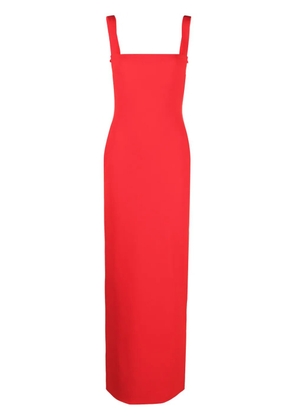 Solace London Joni square-neck maxi dress - Red