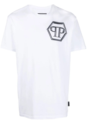 Philipp Plein logo-print short-sleeved T-shirt - White