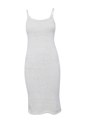 Bottega Veneta Pre-Owned knitted midi dress - White