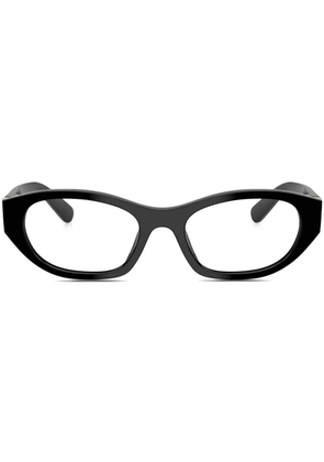 Miu Miu Eyewear oval-frame glasses - Black