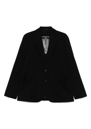 Circolo 1901 piqué-weave blazer - Black