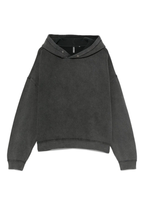 Sunflower washed cotton hoodie - Grey