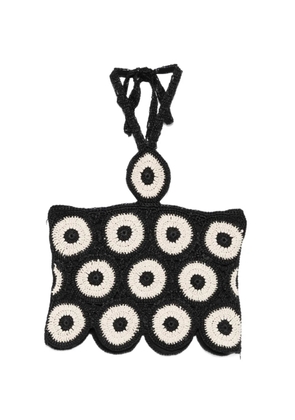 Simon Miller crochet cropped top - Black