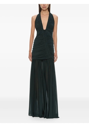 Christopher Esber Orion ruched gown - Green