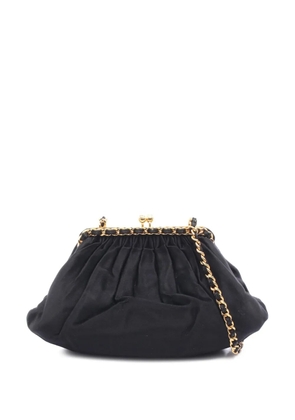 CHANEL Pre-Owned 1996-1997 CC Canvas Evening Clutch crossbody bag - Black