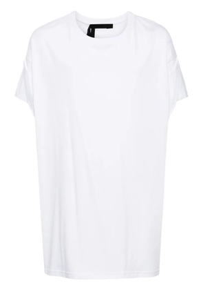 marina yee draped-detail cotton T-shirt - White