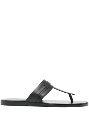TOM FORD logo-detail sandals - Black