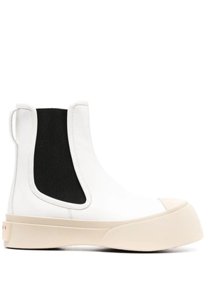 Marni Pablo leather Chelsea boots - White