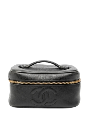 CHANEL Pre-Owned 1994-1996 CC Caviar vanity bag - Black