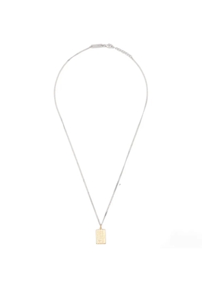 Maison Margiela numeric-logo-pendant necklace - Gold