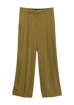 Michael Kors satin wide-leg trousers - Green