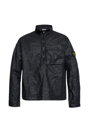 Stone Island half-zip pocket jacket - Black