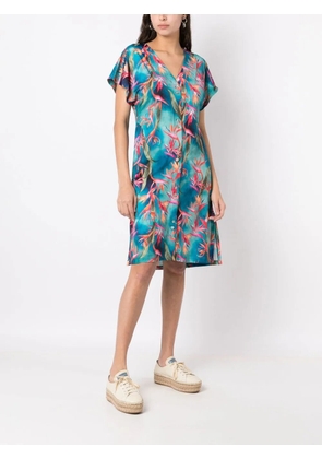 Lygia & Nanny Artemis v-neck dress - Blue