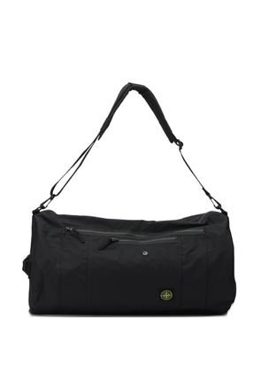 Stone Island logo-patch messenger bag - Black