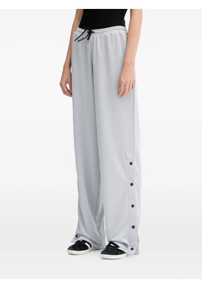 HUGO button-detail track pants - Grey