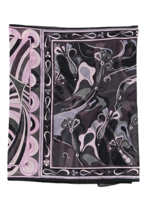 PUCCI floral-print mini pareo - Black