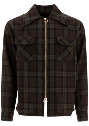 KAPITAL checked jacket - Green