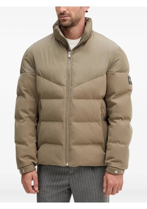 BOSS zip-up padded jacket - Neutrals