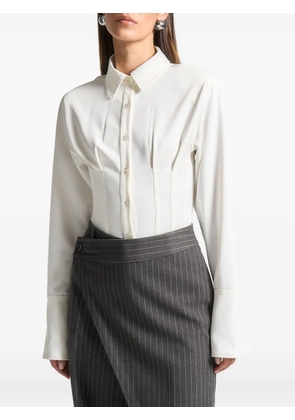 Manière De Voir Agnes corset shirt bodysuit - White