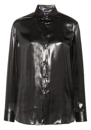 Ralph Lauren Collection Adrien lamé-effect shirt - Grey