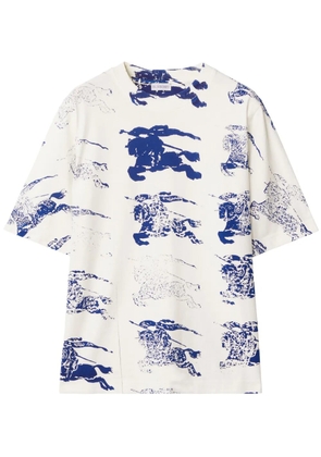 Burberry Equestrian Knight short-sleeve T-shirt - White