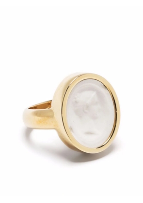 Simone Rocha Cameo embossed ring - Gold