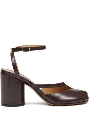 Maison Margiela 80mm Tabi pumps - Brown