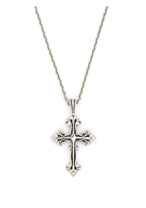 Emanuele Bicocchi Avelli Cross-pendant necklace - Silver
