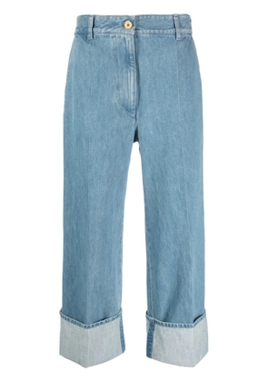 Patou Iconic cuffed jeans - Blue