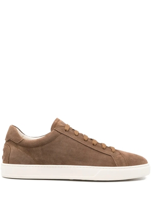 Tod's Allacciata Cassetta suede sneakers - Brown