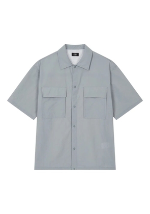 TOMBOY short-sleeve utility shirt - Blue