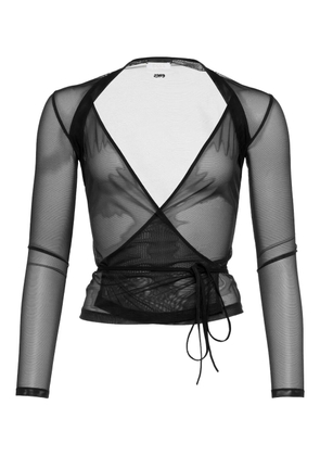 ERES Guillem wrap top - Black