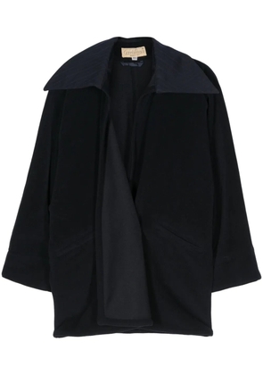 Versace Pre-Owned 1970s wool coat - Blue