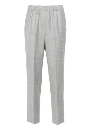 Peserico lurex-detail trousers - Grey