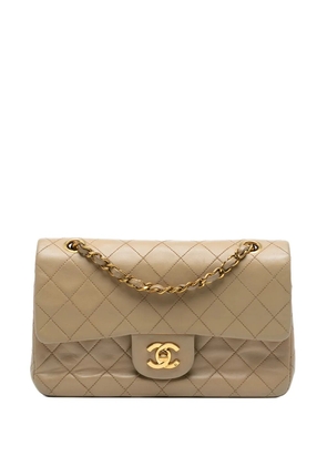 CHANEL Pre-Owned 1994-1996 Small Classic Lambskin Double Flap shoulder bag - Brown