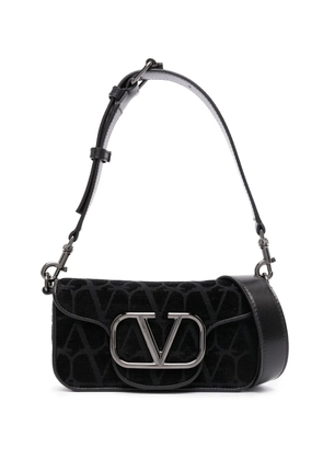 Valentino Garavani VLogo-monogram shoulder bag - Black