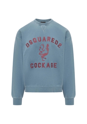 DSQUARED2 crew-neck sweatshirt - Blue
