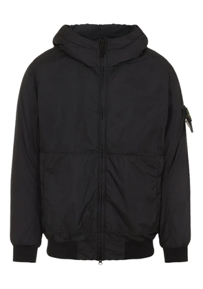 Stone Island hooded panelled jacket - Black