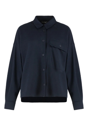 Weekend Max Mara Nancy flannel jacket - Blue