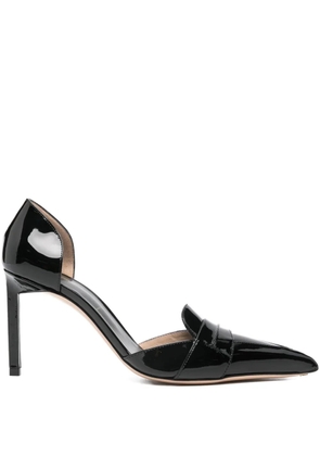 TOM FORD 85mm leather heeled pumps - Black