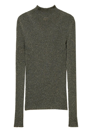 TWINSET lurex detailing jumper - Grey