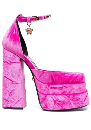 Versace Medusa Aevitas platform pumps - Pink