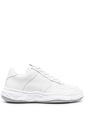 Maison MIHARA YASUHIRO perforated-detail low-top sneakers - White