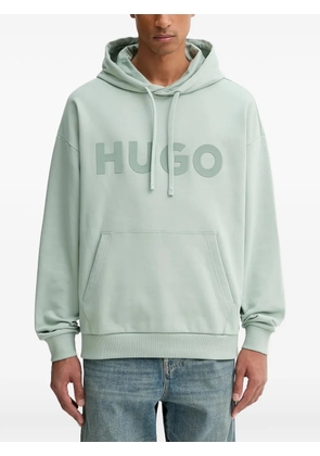 HUGO logo hooded sweatshirt - Green
