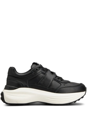 Tod's leather trainers - Black