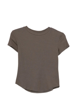 Eleh round neck T-shirt - Brown