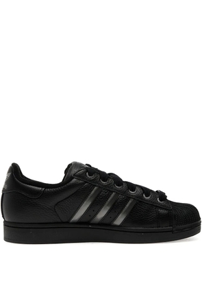 adidas Superstar II shell-toe three-stripe sneakers - Black