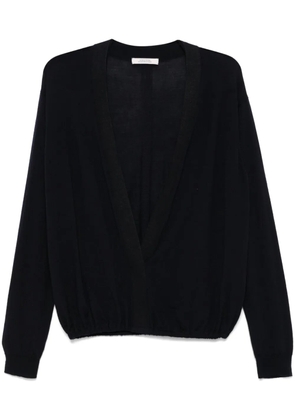 Dorothee Schumacher plunging-neck sweater - Blue
