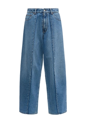 MM6 Maison Margiela frayed-detail jeans - Blue